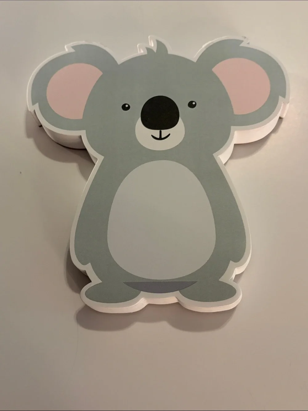 Gray and Pink Koala 🐨 100 Sheet Notepad